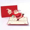 3D Christmas Blessing Card with Greeting Card Christmas Gift Accessories DIY Blessing Message Christmas Tree Card