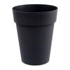 EDA - Round Medium-Height Flower Pot - Tuscany - Ø 44 X 53 Cm - Indoor / Outdoor - 50 L - Anthracite Grey