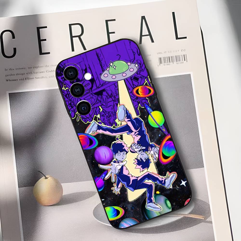 Mob P-Psycho 100 Silicone Soft Phone Case for Samsung Galaxy A73 A72 A71 A70 A53 A52 A51 - Protective Cover