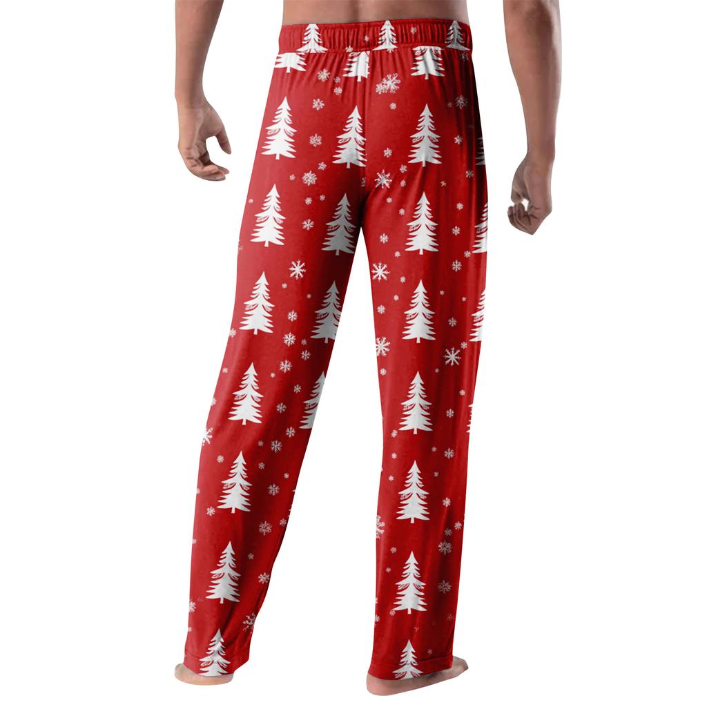 Anime Pajama Pants Sleepwear Casual Drawstring Elastic Waist Pants Comfy Straight Yoga Loose Trousers