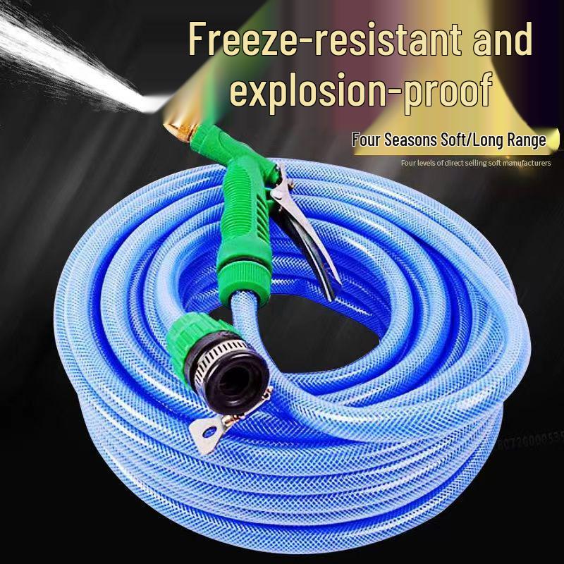 High-Pressure Water Gun Set: Anti-Freeze, Explosion-Proof Hose for Car Washing & Flower Watering