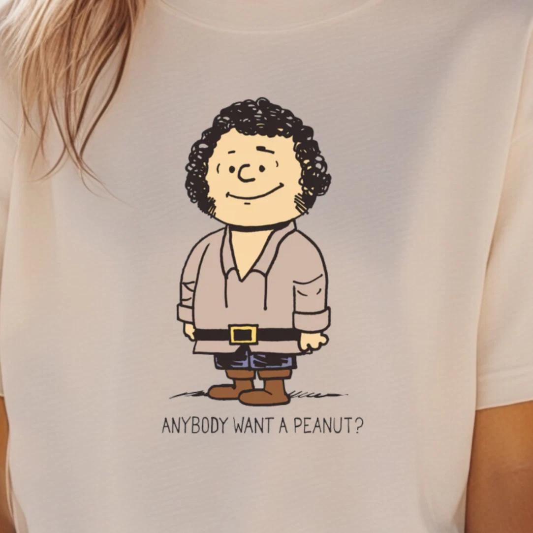 Princess Bride and Peanuts Inspired Tee, Anybody Want A Peanut Tee-Shirt 3XL