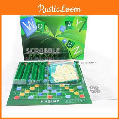 Classic Scrabble Original Word-forming Board Game For Family Fun And Learning