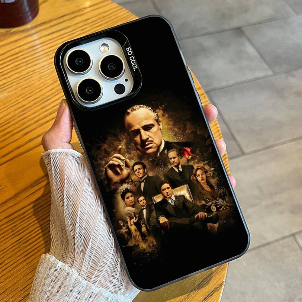 

Vito Corleone The Godfather1 Phone Case For iPhone 16 17 15 14 12 13 Pro Max Black Candy Matte Shockproof Cover iPhone14ProMax