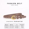 Women's Genuine Leather Dress Waist Belt - Versatile, High-End Fashion Accessory