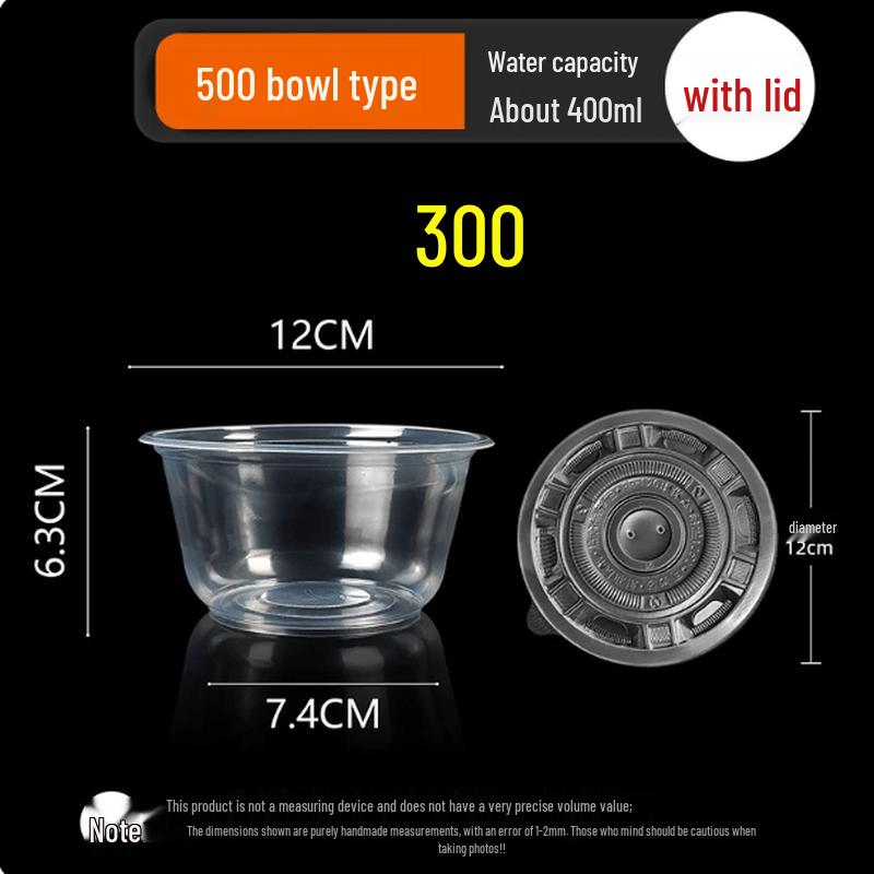 

Thickened Disposable Food Storage Bowls with Lids