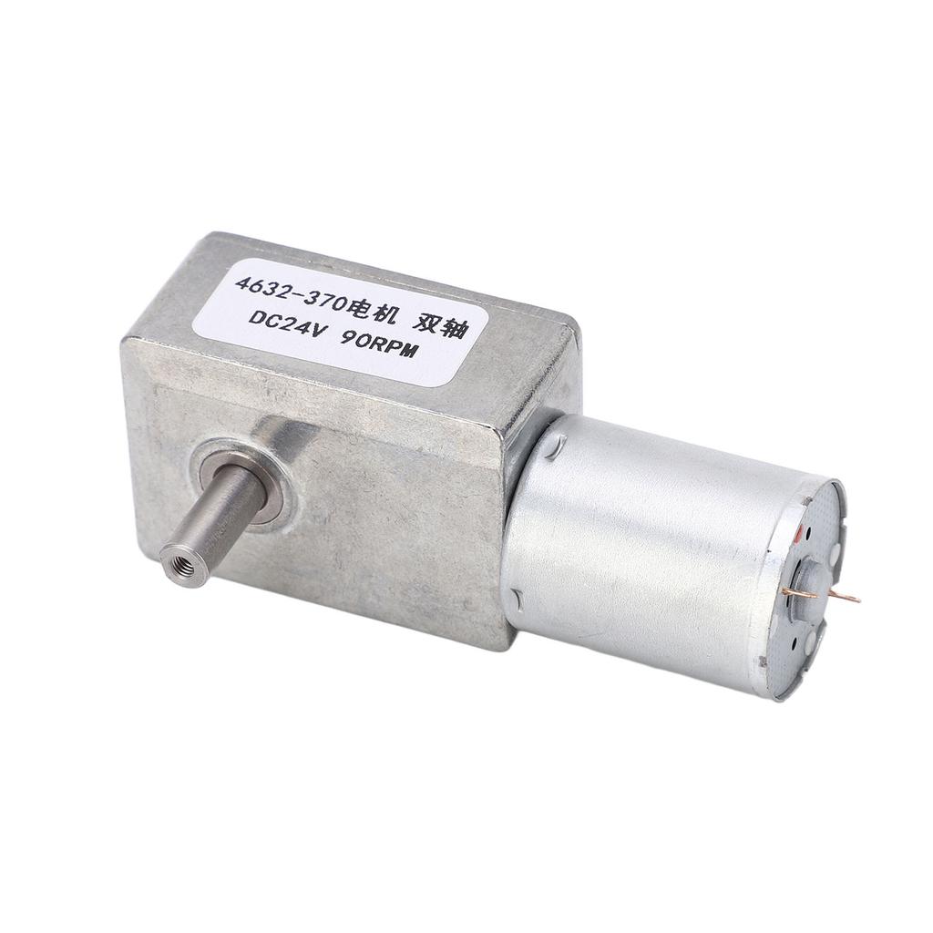 DC Växelmotor Dubbelaxel Rotationsriktning Justerbar Fyrkantig Turbin Maskhjul Hastighetsreduktion