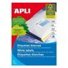 Apli A4 Adhesive Labels / 52.5 X 21.2mm / 100 Sheets