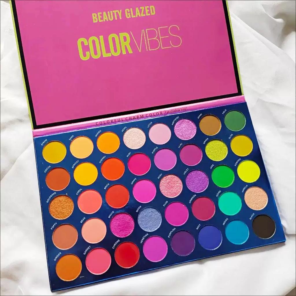 Authentic Beautyglazed Contouring Highlighter Blush Eyeshadow All-In-One Palette Cos Stage Makeup Colorful Multi-Functional Eyeshadow