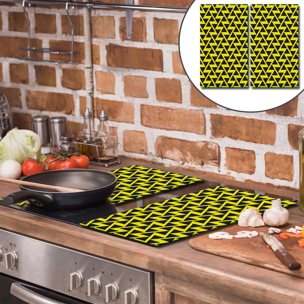Glass Cutting Board 2X 30X52 Pattern