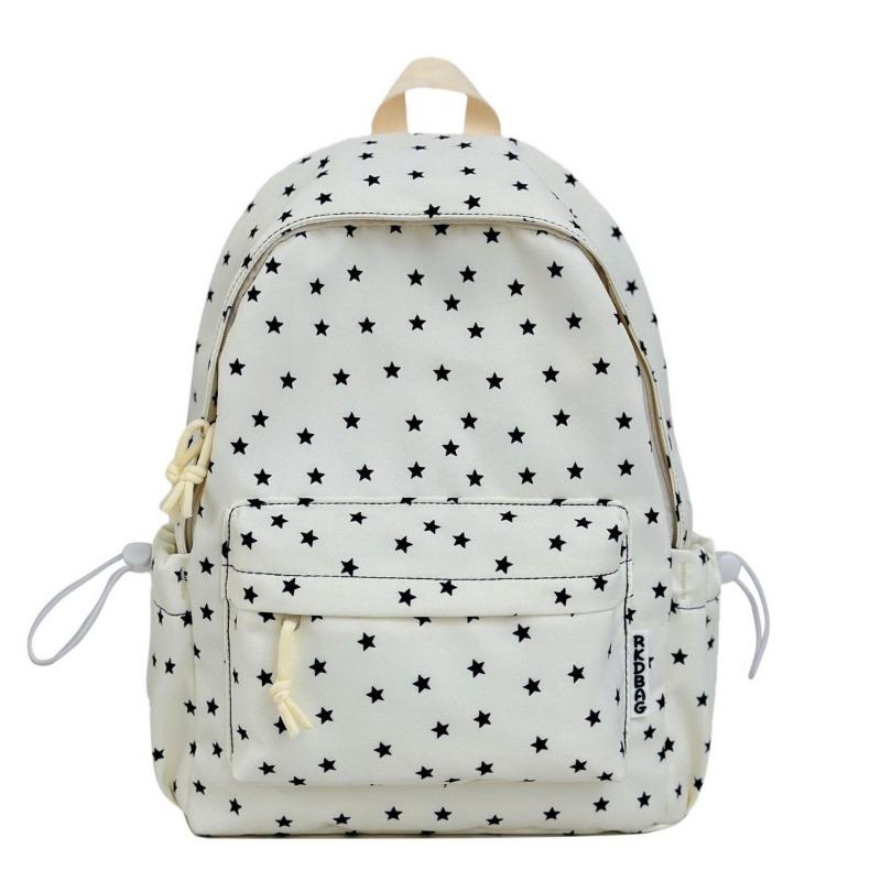 The new schoolbag is high-value, fresh and sweet, and the star backpack is lightweight and large-capacity backpack for junior high school students.