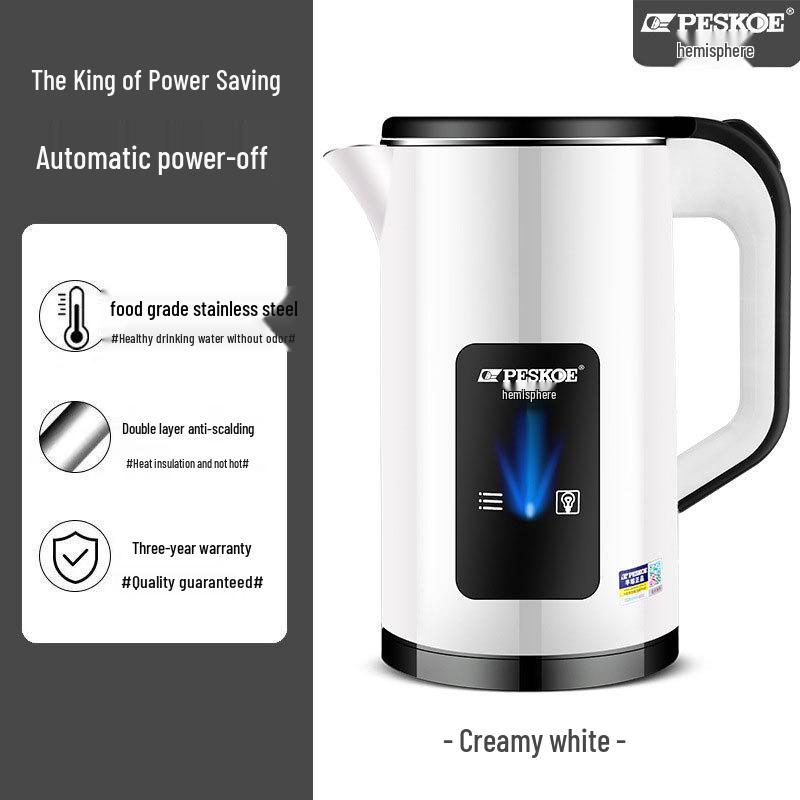 Полусферический автоматический отключающийся изолированный электрочайник, нержавеющая сталь 304