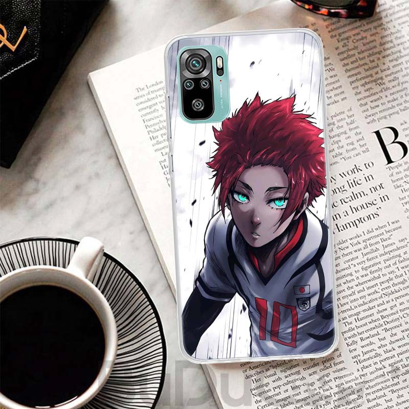 Blue Lock Shidou Ryusei Cover For Xiaomi Redmi Note 14 13 12S 12 11 Pro Plus Phone Case 11S 10S 10 11E 11T + 9S 9 Print Coque