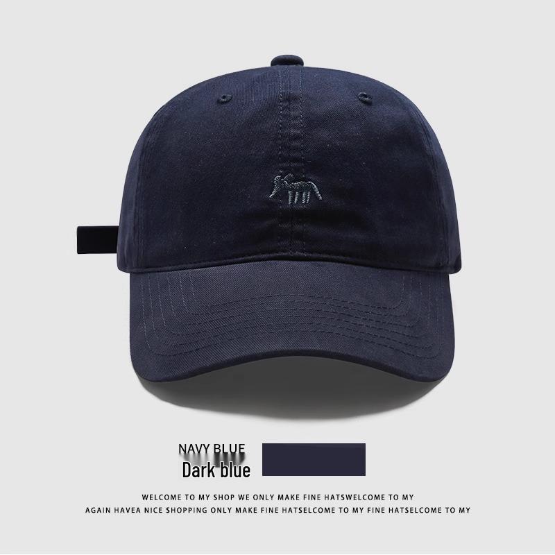 2025 Embroidered Little Fox Baseball Cap for Men & Women - Deep Brim, Sunshade, Breathable