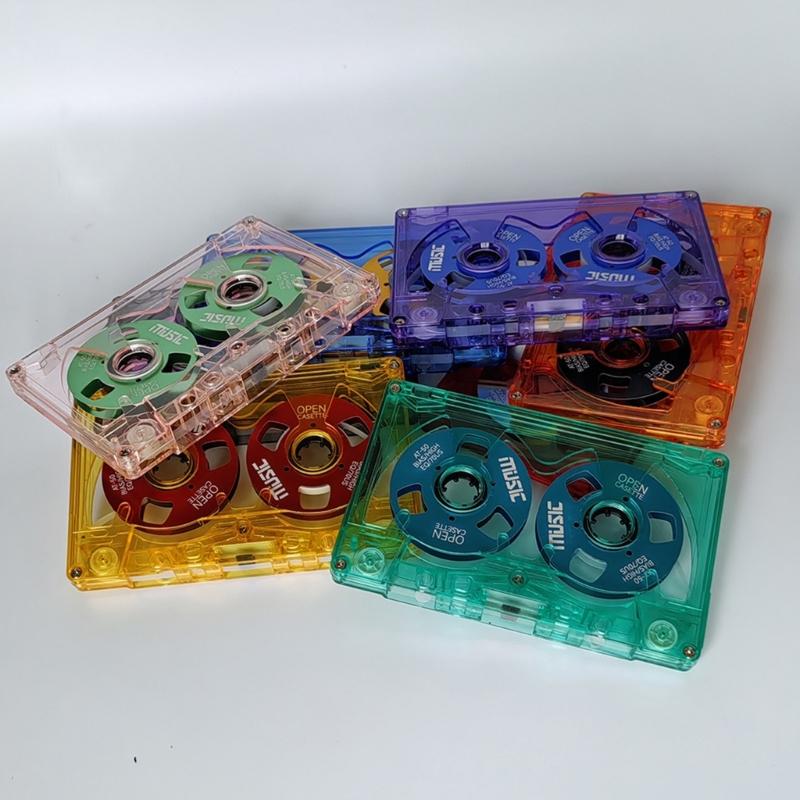 Retro Metall Spulen-Kassettenband 45 Minuten beidseitig Aufnahmeband für Audiophile und Retro-Sammler
