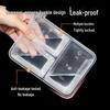 Disposable 3-Compartment Takeout Lunch Box
