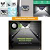 Bright And Efficient 100 Led Solar Lights Garden Wall Lamp With Motion Sensor For Outdoor Use