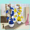 Plum Blossom Faux Plant With Plastic Stem For Wedding Decorations And Photography Props
