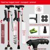 Four-Legged Aluminum Walking Cane with Light, Non-slip, Telescopic, Lightweight, Multi-functional Support for the Elderly