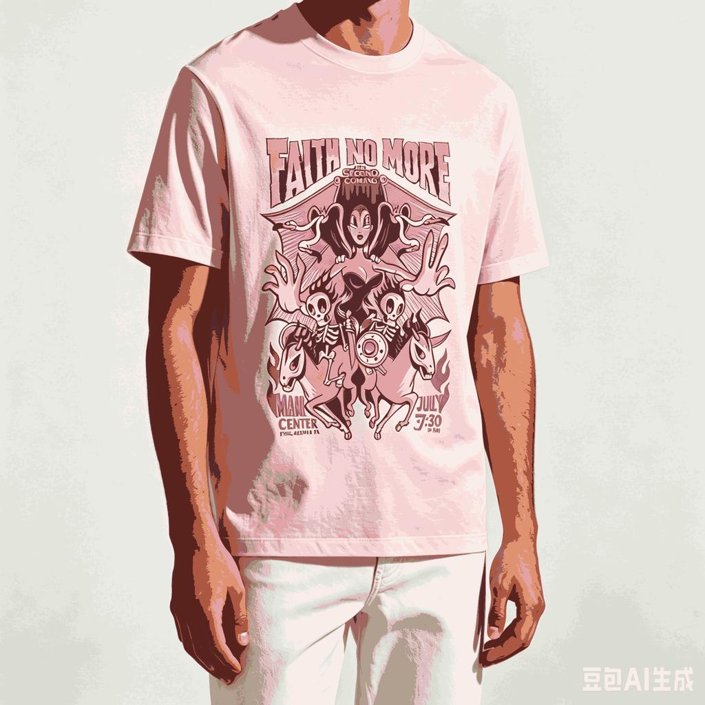 Faith No More For Fan Gift Tshirt Unisex Unisex Harajuku Oversized Unisex Short Sleeve Streetwear High Quality Couples Classic Soft