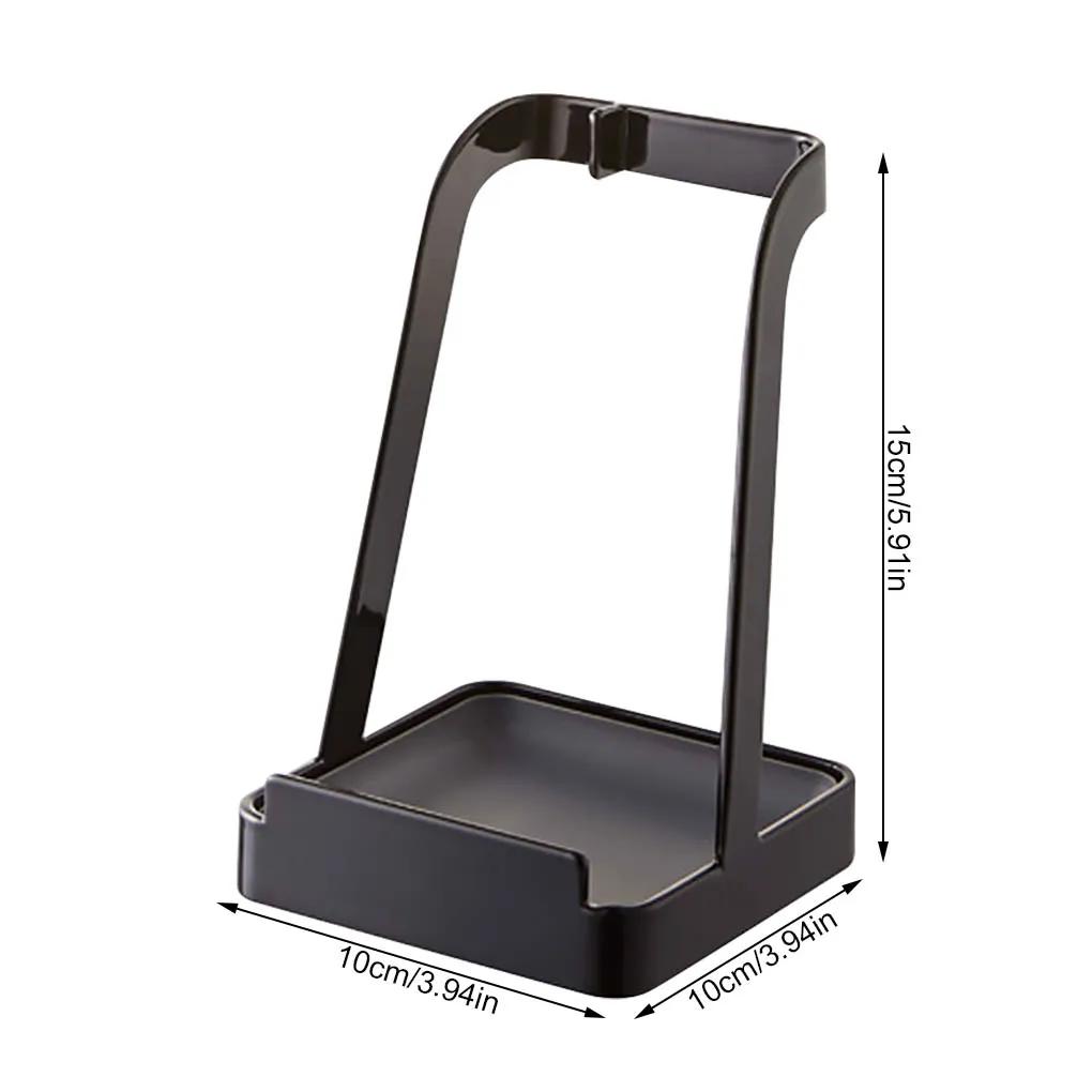 Home Ladle Holder Storage Soup Spoon Tray Lid Stand Spatula Organizer Kitchen Utensils Rack Pot Cover Shelf