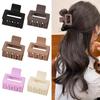 Clips pentru păr tip gheară, mat, 5 cm, pentru femei: Clips simplu rechin pentru cocuri și accesorii de păr