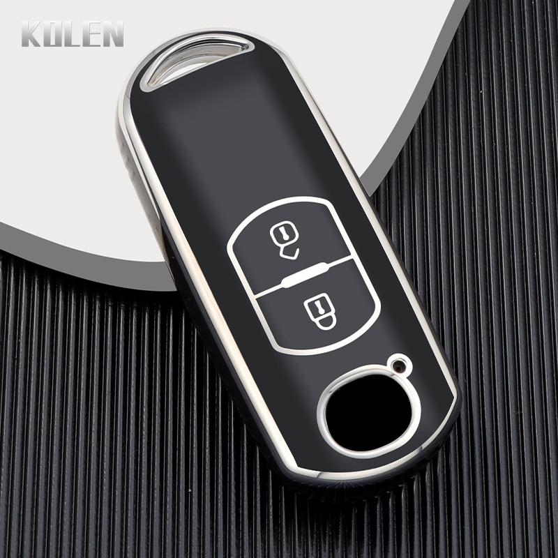 New Tpu Car Remote Key Case Cover Shell For Mazda 2 3 6 Atenza Axela Demio Cx-5 Cx5 Cx-3 Cx7 Cx-9 2 3 4 Buttons Protected Fob