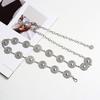 Gold Color Chain Belt Metal Waist Chain Jeans Pants Decor Waist Jewelry Accessory  Skirt Decor