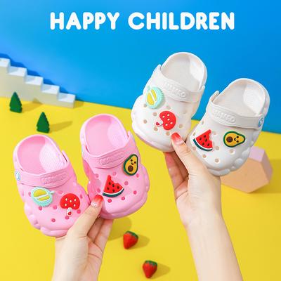 Dětské Hole Boty Summer Fruit Boys Cartoon Girls Roztomilé domácí Protiskluzové měkké dno Dětské sandály a pantofle