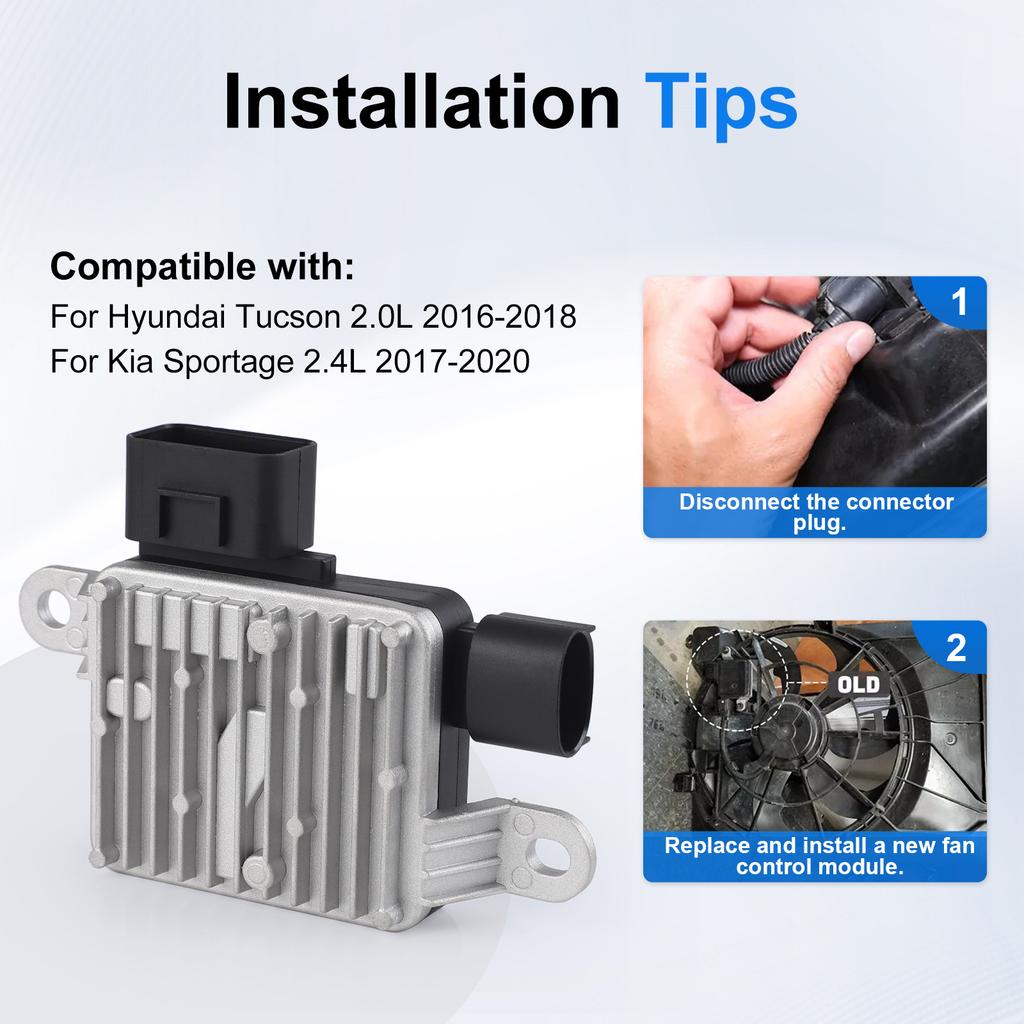 Cooling Fan Resistor Control Module 253854R500 253854R500 For Hyundai Tucson Kia Sportage Kona 2016-2018 25385-D3000 25385-D9000