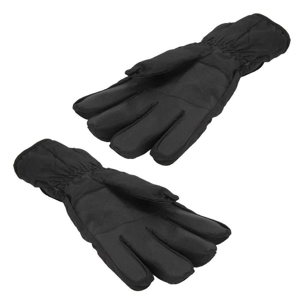 Electric Heated Gloves Polyester Waterproof Battery Powered Winter Heated Gloves for Skiing