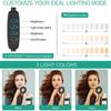 Dual Lights Led Ring Fill Light Flexiable USB Ring Light Fill-in Lamp Dimmable Ring Lamp with Phone Holder for Live Streaming
