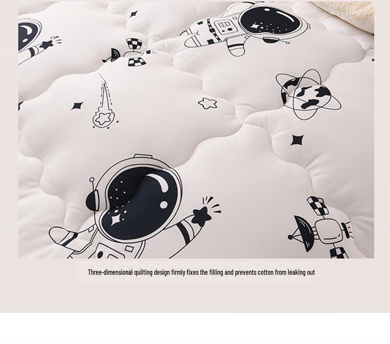 Soft & Fluffy Winter Lamb Fleece Double Quilt