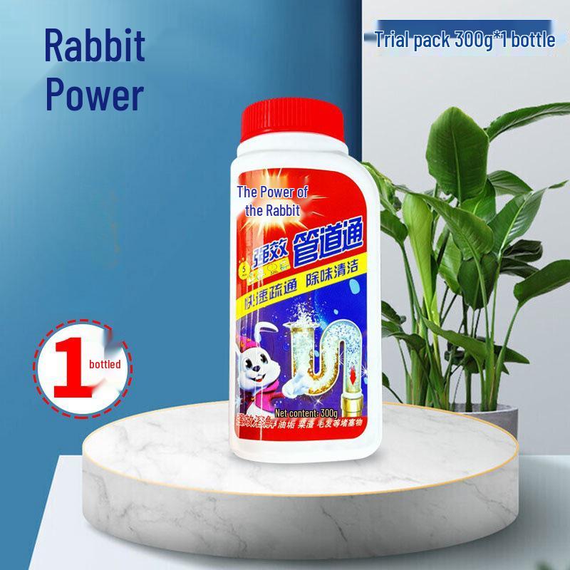 Rabbit Power Cleaning Paste & Stain Remover: Stainless Steel, Bathroom, Toilet, & Pipe Cleaner