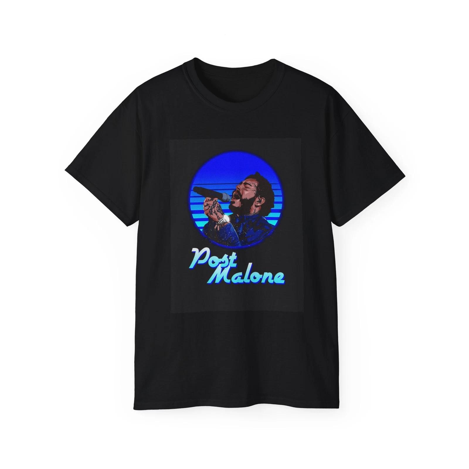 Men s and Women s T-shirts Post Malone 90s vintage concert New York Unisex Ultra Cotton Tee S