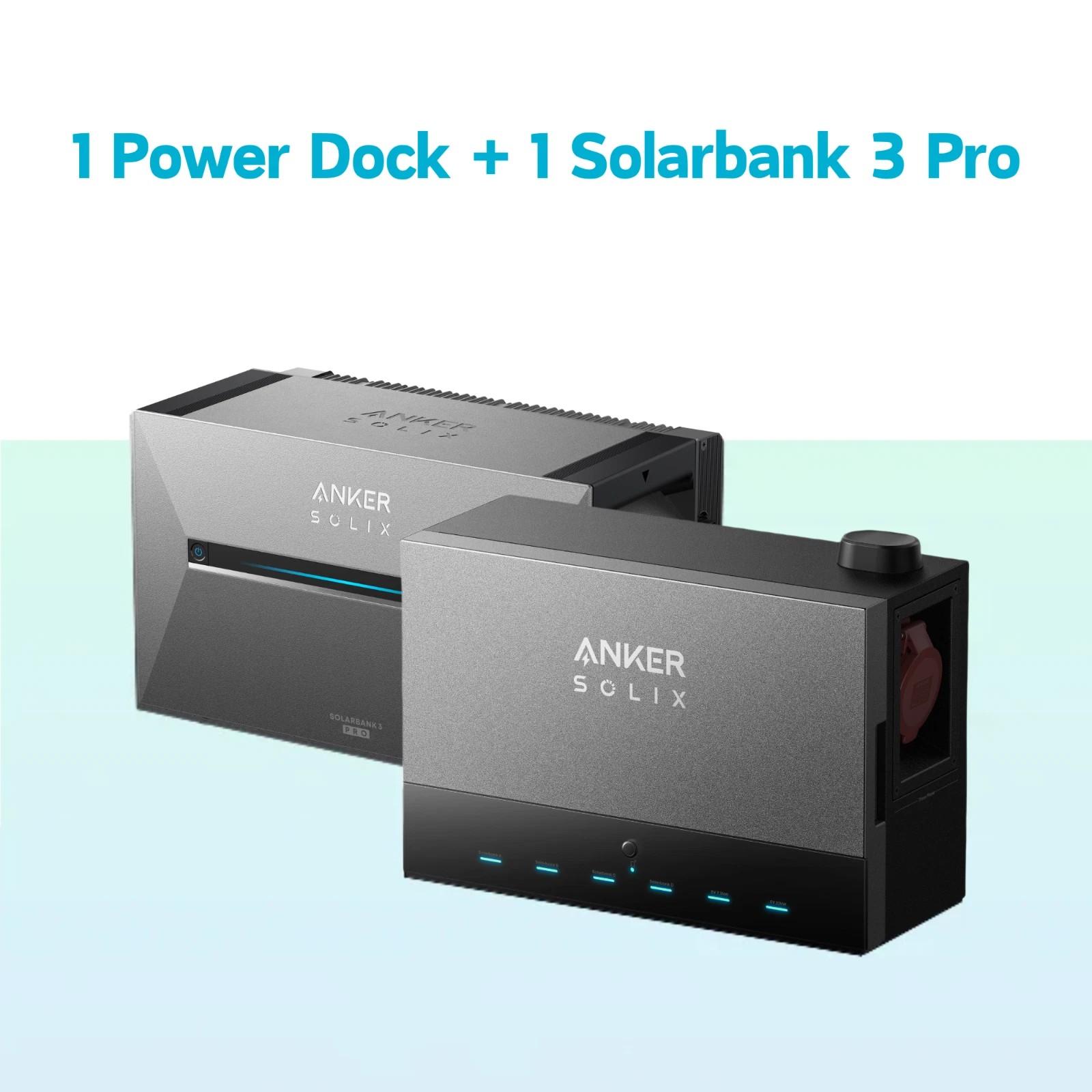 Многосистемная док-станция Anker SOLlX с солнечной батареей SOLlX 3E2700 Pro, 2,688 кВтч, 0% НДС