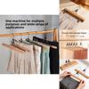 Percha Moderna de Madera para Pantalones con Pinzas Antideslizantes para Almacenamiento de Ropa en Hoteles