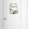 English Slogan Bathroom Flower Bathroom Home Decoration Wall Sticker