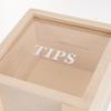 Wooden Piggy Bank Clear Window Unbreakable Money Saving Box Creative Coin Bank Gift for Kids and Adults Money Saving Box