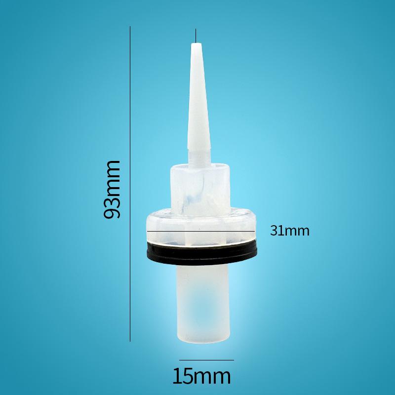 NF21 Sector Nozzle Pump Core: White Powder Coating Machine Accessory, Electrostatic Gun Venturi Tube & Powder Pump