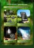 Solar Retractable Floor Fan with USB & LED Lighting for Indoor/Outdoor Use