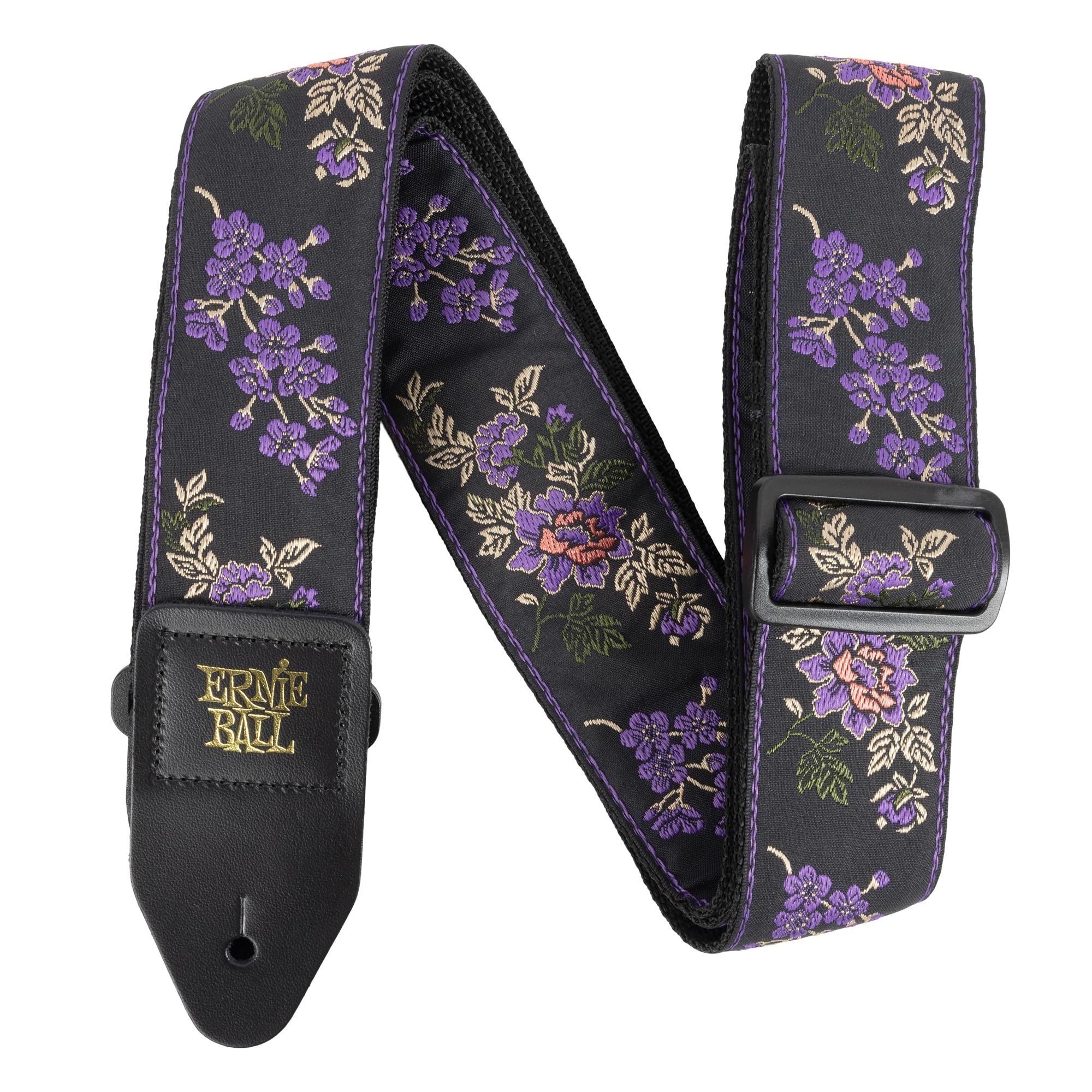 [Genuine Product] ERNIE BALL 5364 Guitar Strap JACQUARD STRAP LAVENDER BLOSSOM Jacquard Strap Lavender Blossom
