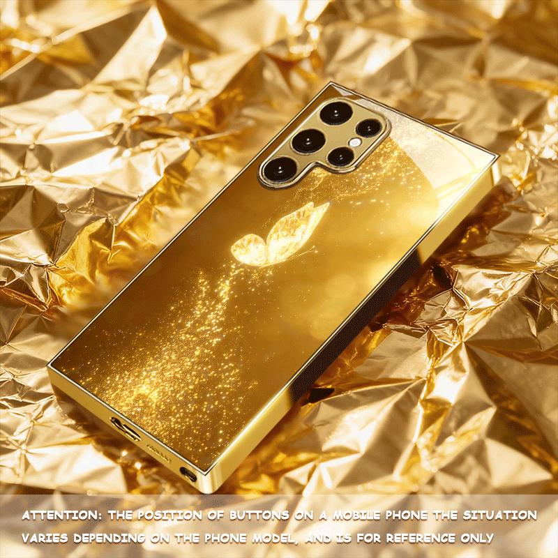 Hochwertige Handyhülle Galvanisiertes Glas TPU Handyhülle für Samsung Galaxy S26 S25 S24 S23 S22 S21 FE Ultra Plus Sturzfest