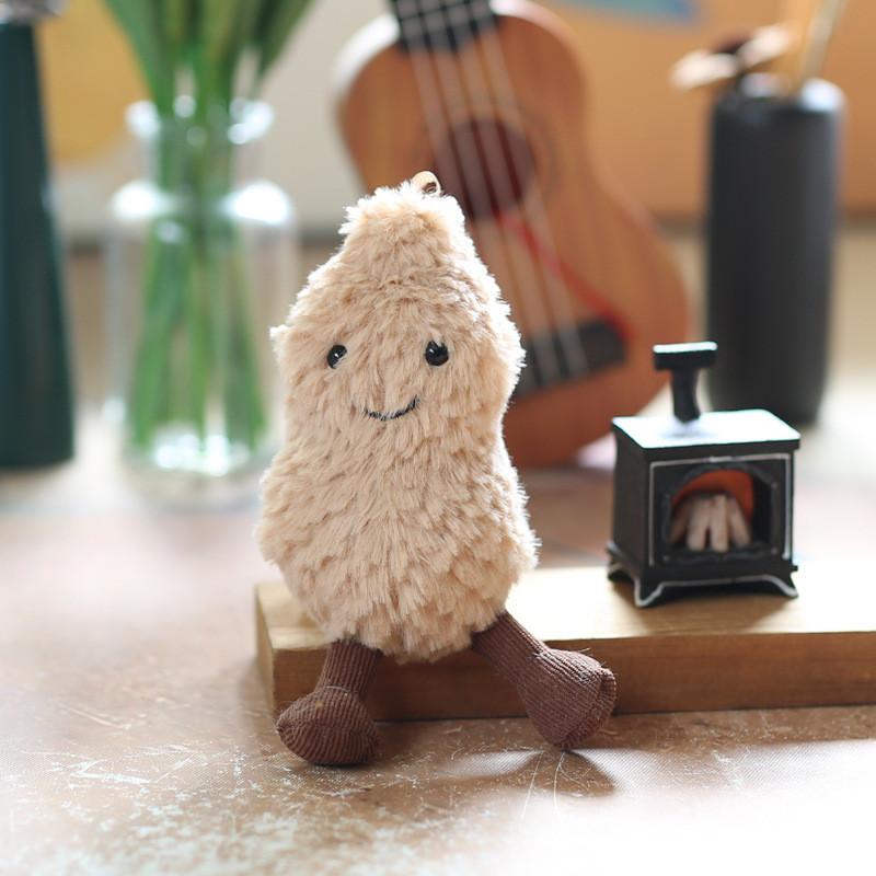 Cute Sandwich Jellycat Fox Peanut Kids Plush Toy Keychain For Decor Backpack