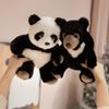 Simulation Panda / Schwarzbär Plüschtiere Lebensechtes Stofftier Babypuppe Kawaii Raumdekoration Kreative Geburtstags-Weihnachtsgeschenke