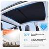 Wigoo  Model S Sunshade Roof [Never Sag, Nano Ice-Crystal Coatings] 3-Gen Heat Insulation Glass Roof Sun Shade, Accessories For  Model S 2020~2025, T