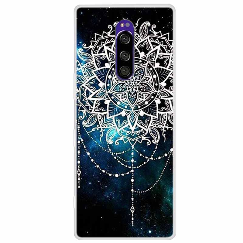 For Sony Xperia 1 Case Luxury Animals Transparent Cover for Sony Xperia1 XZ4 SO-03L SOV40 J8110 J9150 J8170 Phone Shells Covers