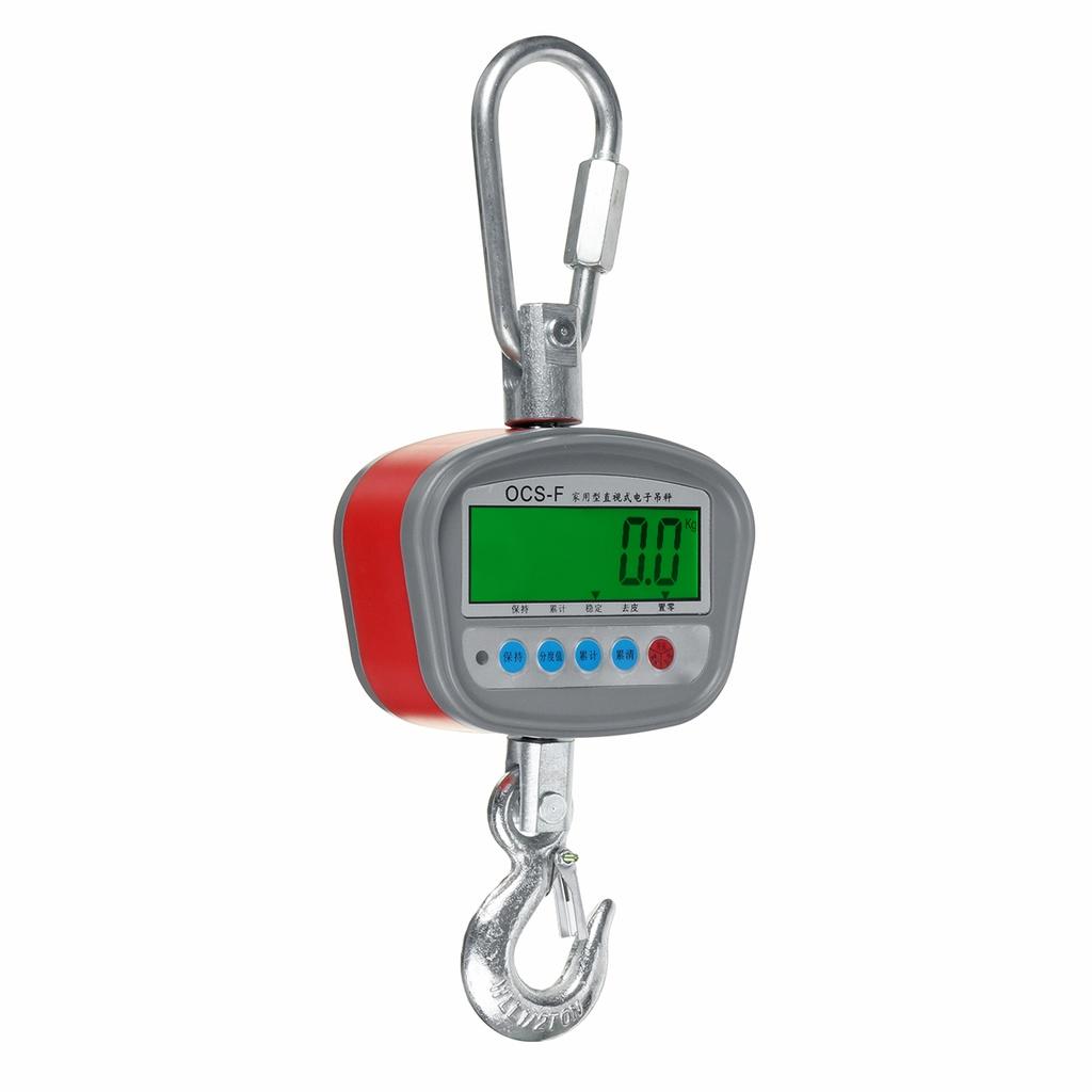 High Precision Digital Crane Scale 300/500KG Heavy Duty Hanging Scale LCD Weighing Scales High Accurate Hanging Scale