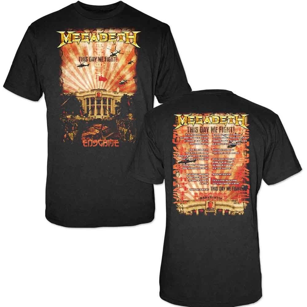 Megadeth T Shirt China Whitehouse Band Logo Official Black M S