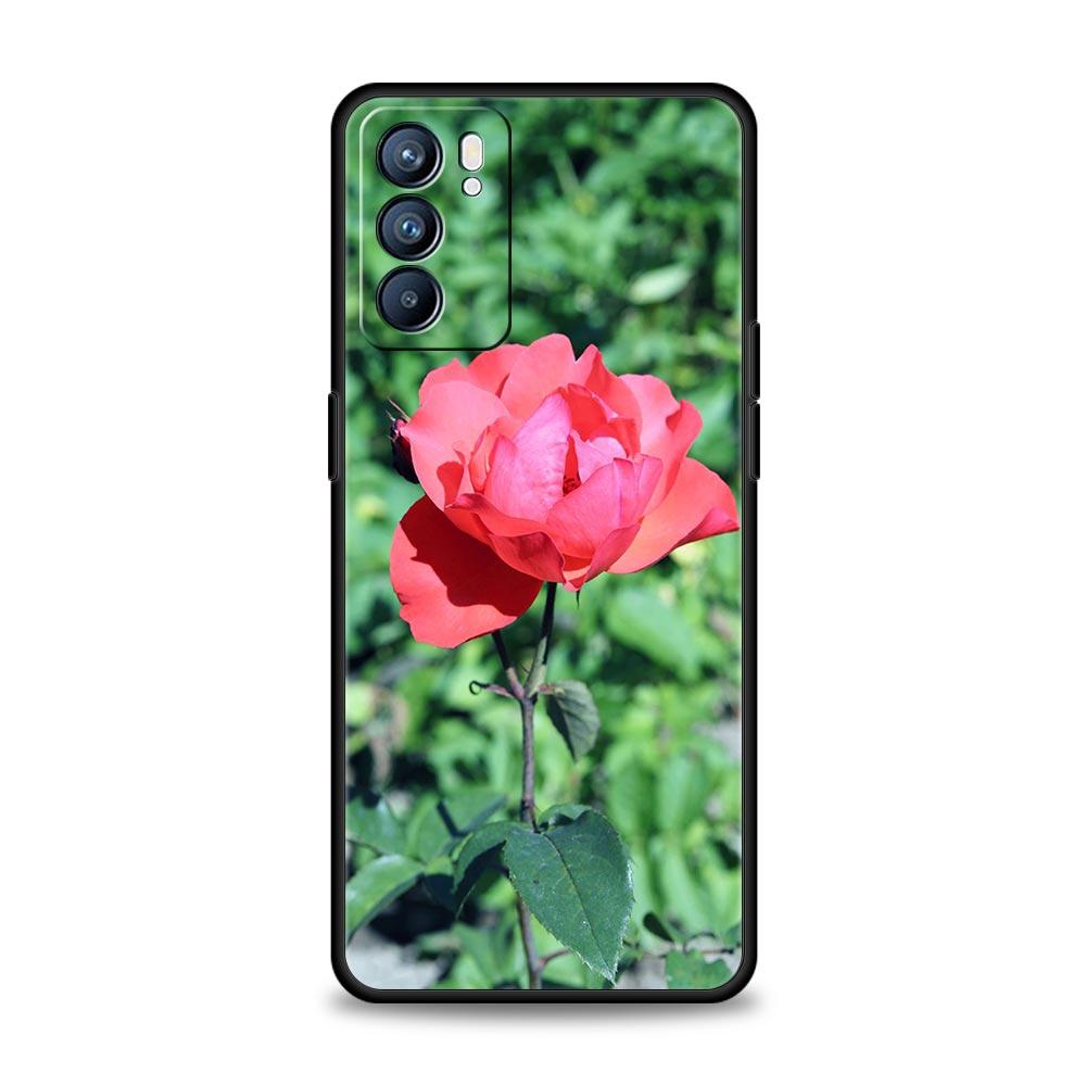 

Чехол для телефона Rose Flowers Botanic для Oppo Find X5 A54 A53 A52 A9 2020 A15 A95 A16 A76 A74 A12 Reno7 SE Reno6 Pro 5G Мягкий чехол Reno6 Pro Plus 5G